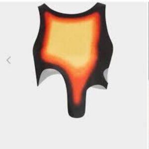 Cape Clique Asymmetrical Droopy Melty Top - Size L NWT